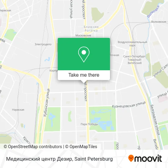Медицинский центр Дезир map