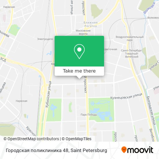 Городская поликлиника 48 map