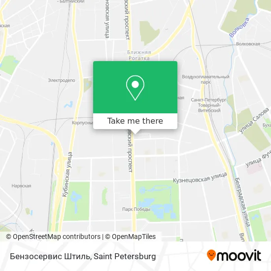 Бензосервис Штиль map