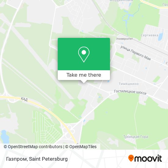 Газпром map