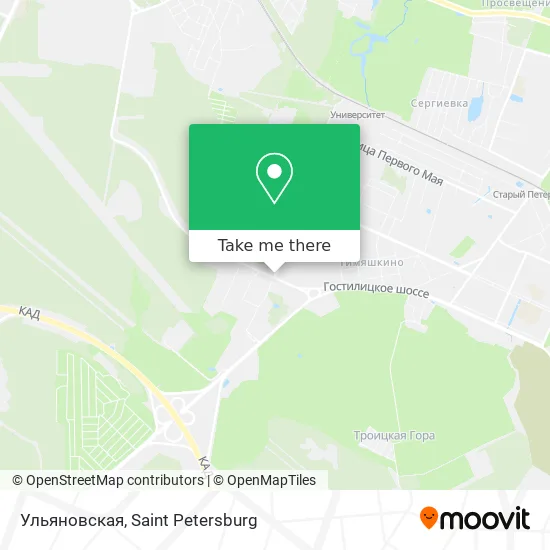 Ульяновская map