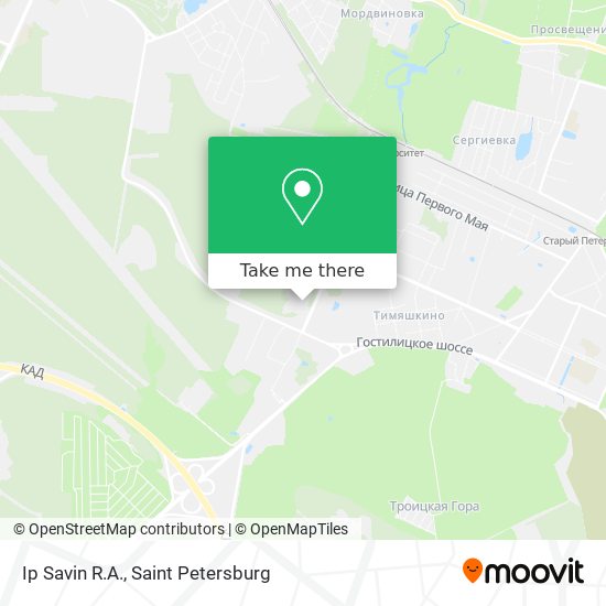 Ip Savin R.A. map