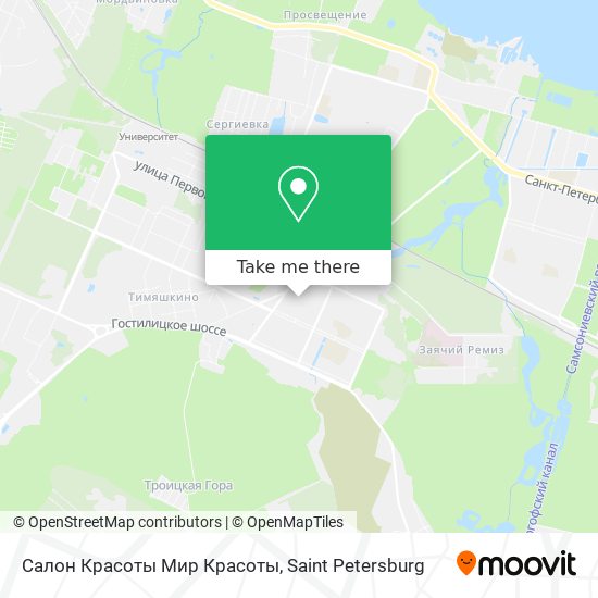 Салон Красоты Мир Красоты map