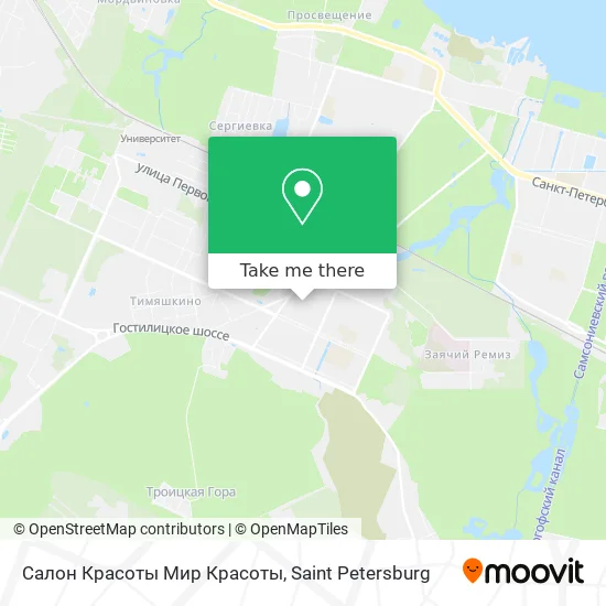 Салон Красоты Мир Красоты map