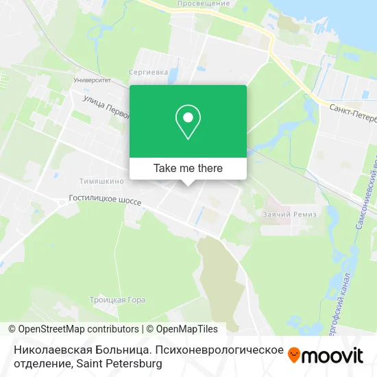 Николаевская Больница. Психоневрологическое отделение map