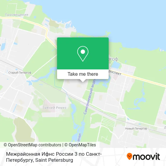 Межрайонная Ифнс России 3 по Санкт-Петербургу map