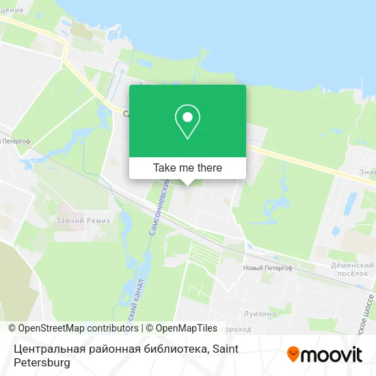 Центральная районная библиотека map