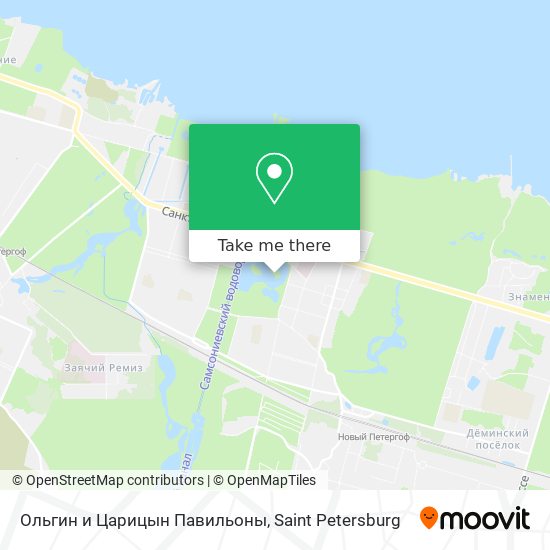 Ольгин и Царицын Павильоны map