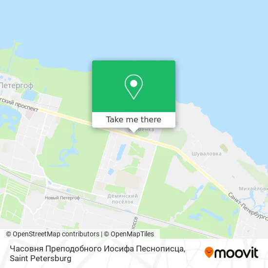 Часовня Преподобного Иосифа Песнописца map