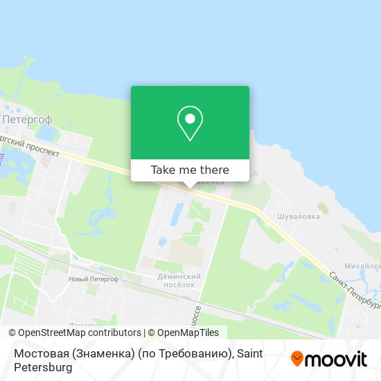 Мостовая (Знаменка) (по Требованию) map