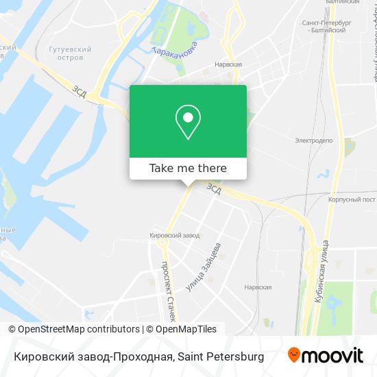 Кировский завод-Проходная map
