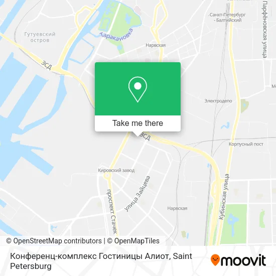 Конференц-комплекс Гостиницы Алиот map