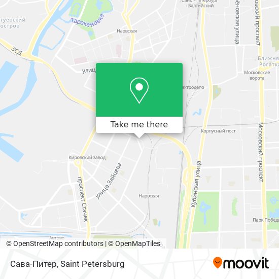 Сава-Питер map