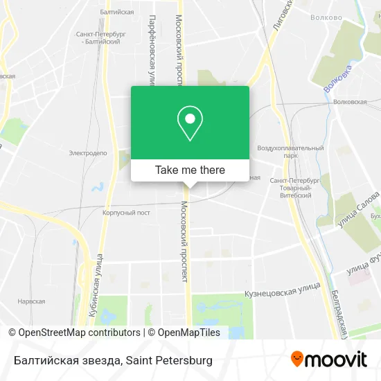 Балтийская звезда map