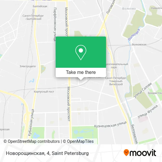 Новорощинская, 4 map