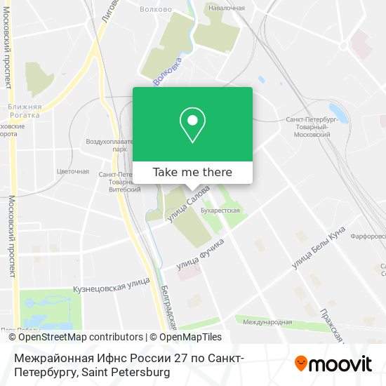 Межрайонная Ифнс России 27 по Санкт-Петербургу map