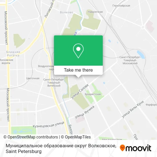 Муниципальное образование округ Волковское map