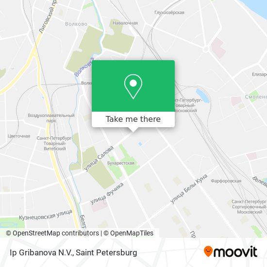 Ip Gribanova N.V. map