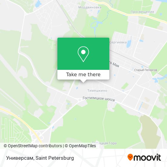 Универсам map