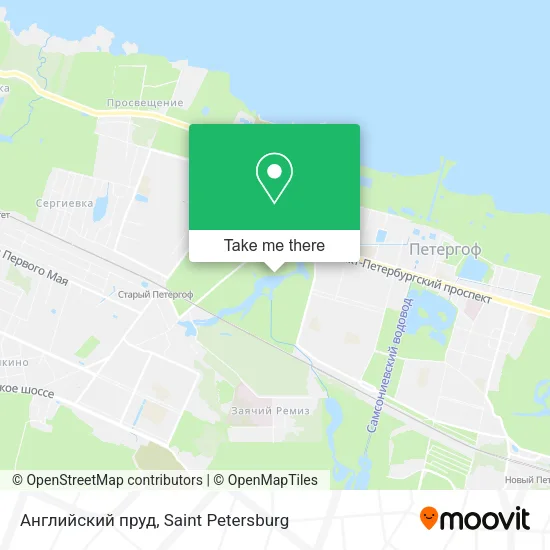 Английский пруд map