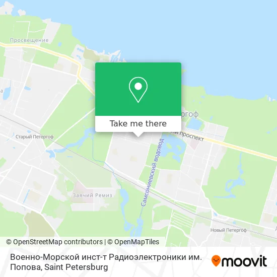 Военно-Морской инст-т Радиоэлектроники им. Попова map