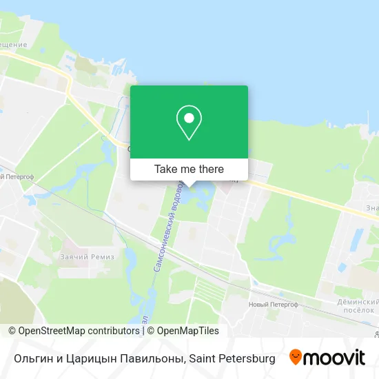 Ольгин и Царицын Павильоны map