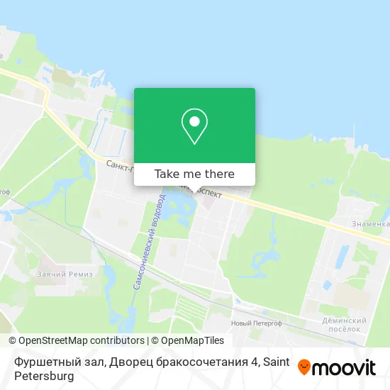 Фуршетный зал, Дворец бракосочетания 4 map