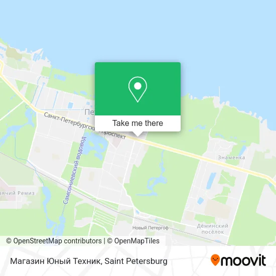 Магазин Юный Техник map