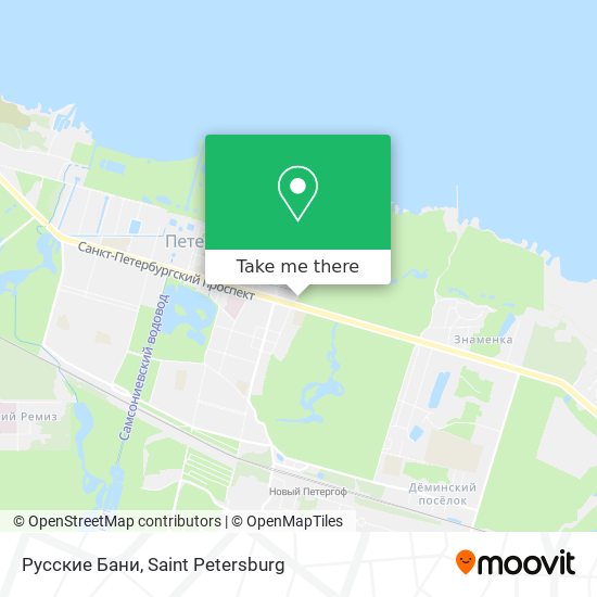 Русские Бани map