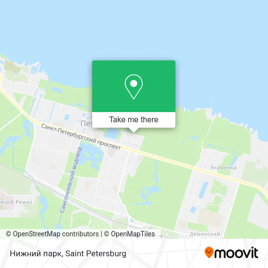 Нижний парк map