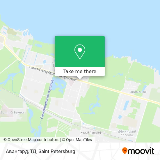 Авангард, ТД map