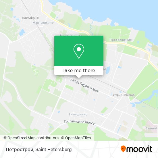 Петрострой map
