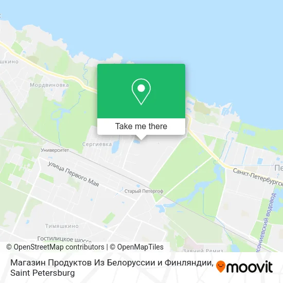 Магазин Продуктов Из Белоруссии и Финляндии map