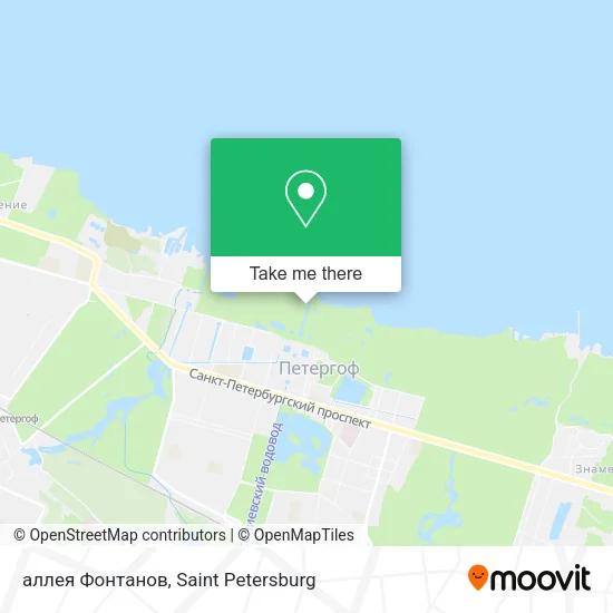 аллея Фонтанов map