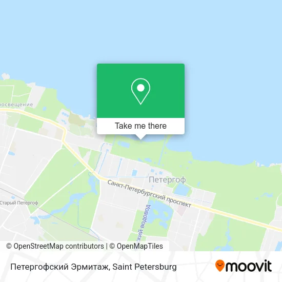 Петергофский Эрмитаж map