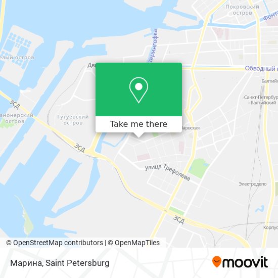 Марина map