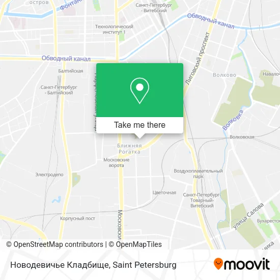 Новодевичье Кладбище map