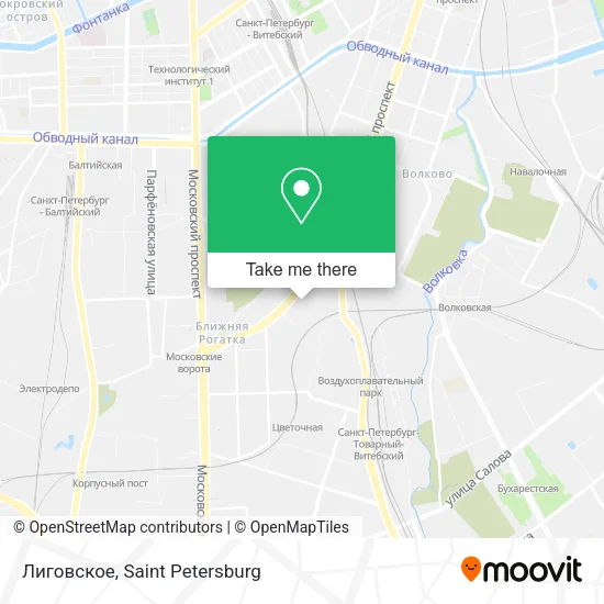 Лиговское map