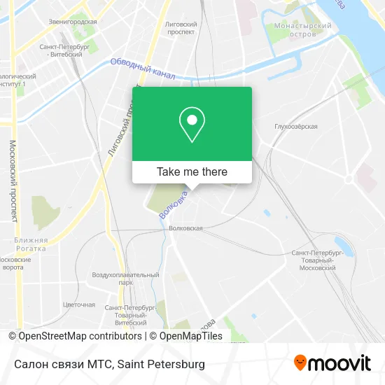 Салон связи МТС map