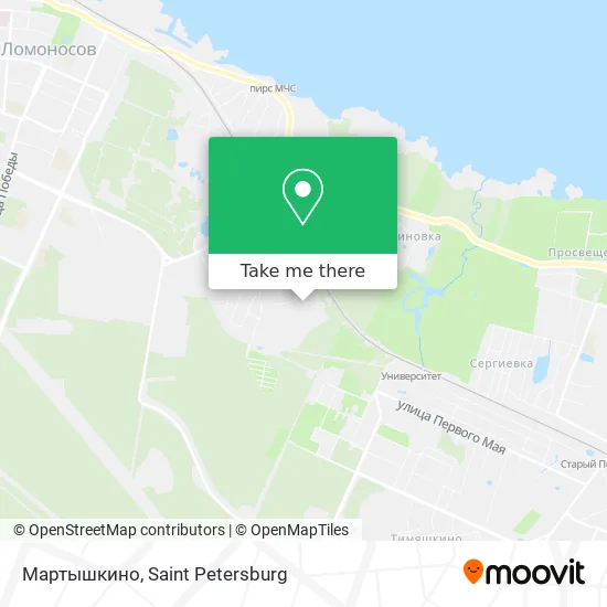 Мартышкино map