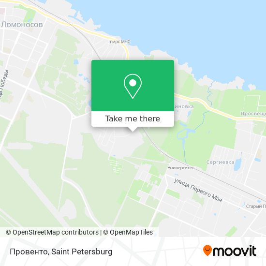 Провенто map