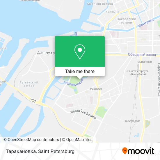 Таракановка map