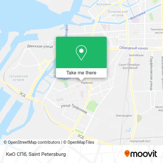 КиО СПб map