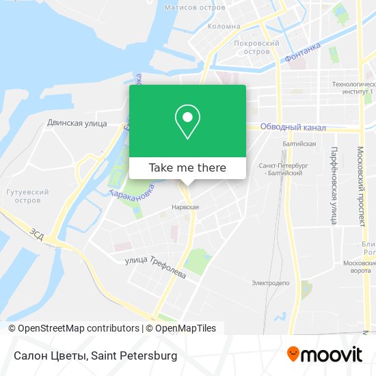 Салон Цветы map