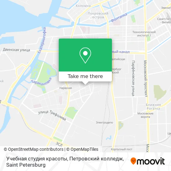 Учебная студия красоты, Петровский колледж map