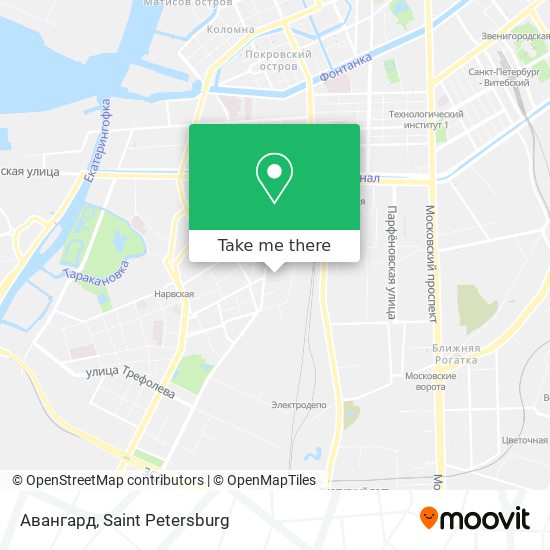 Авангард map