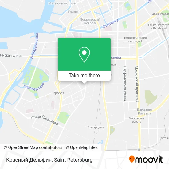 Красный Дельфин map