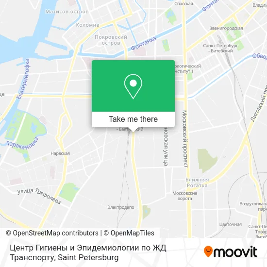 Центр Гигиены и Эпидемиологии по ЖД Транспорту map