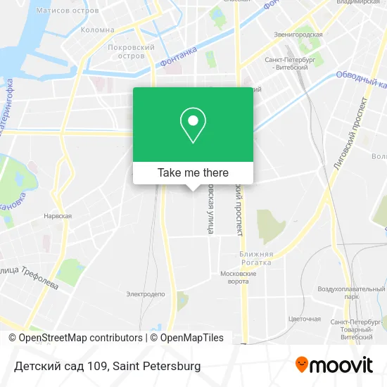 Детский сад 109 map