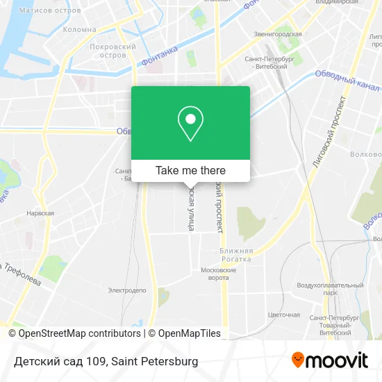 Детский сад 109 map